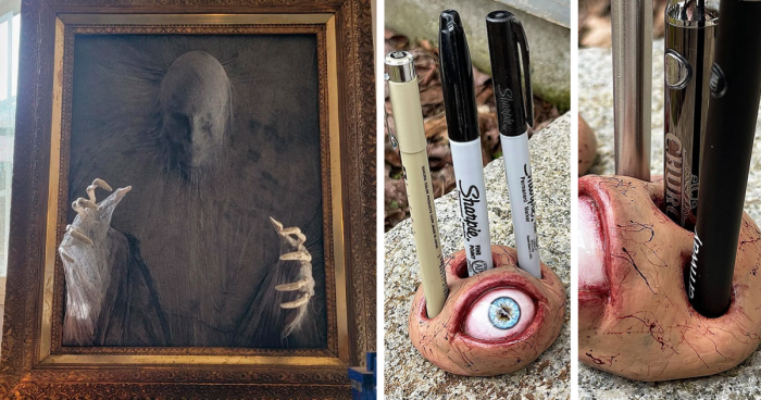 88 Creepy Handmade Crafts Whose Creators Like To Dabble In Some Horror