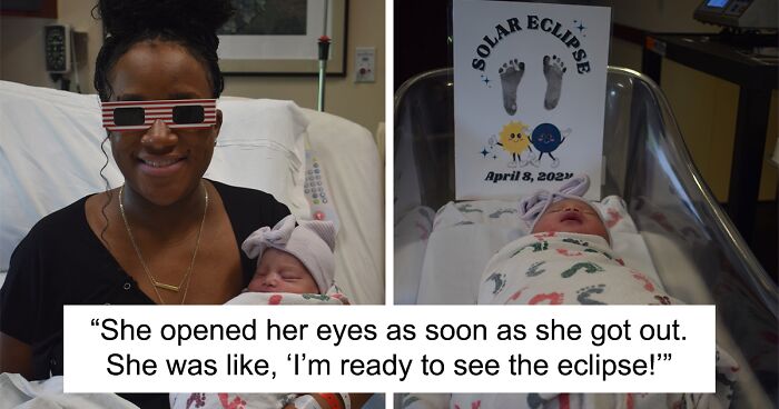 It’s Only Fitting To Call This Woman’s Baby Born During Solar Eclipse Sol As She Already Has A Luna