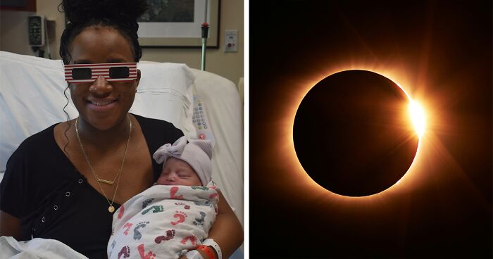 “Now We Have A Sun And A Moon” Family Welcomes A Girl Born On Solar Eclipse