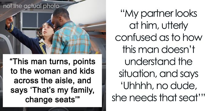 Woman Gets Priority Plane Seat Because Of Her Car Crash, Entitled Dad Wants It For Himself