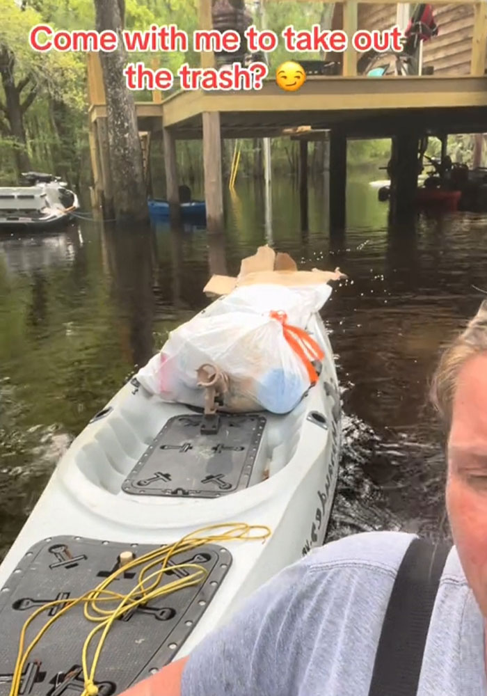 Woman Who Lives Surrounded By Alligator-Infested Waters Defends “Peaceful” Lifestyle