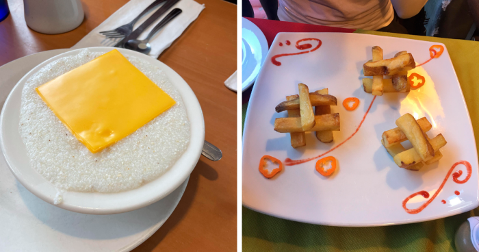 88 Times Restaurants Served Meals That Looked So Ridiculous, People Had To Shame Them Online