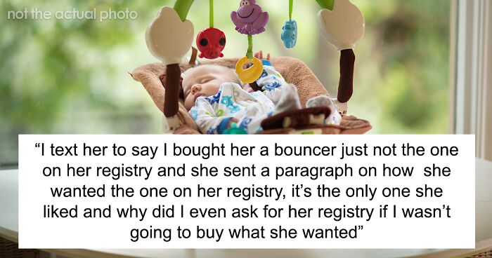 Person Gets A Different Gift For A Pregnant Friend Than On Registry, Ends Up Having To Cancel It