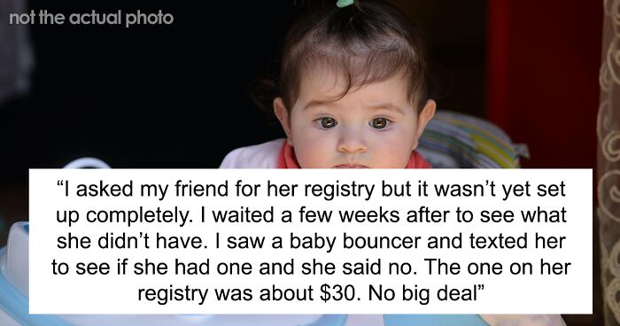 Person Gets A Different Gift For A Pregnant Friend Than On Registry, Ends Up Having To Cancel It