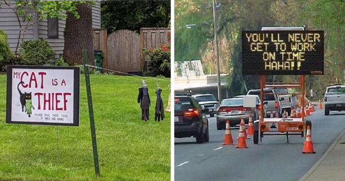 40 Signs That Are Poorly Placed, Badly Designed Or Simply Funny, As Seen On This X Page