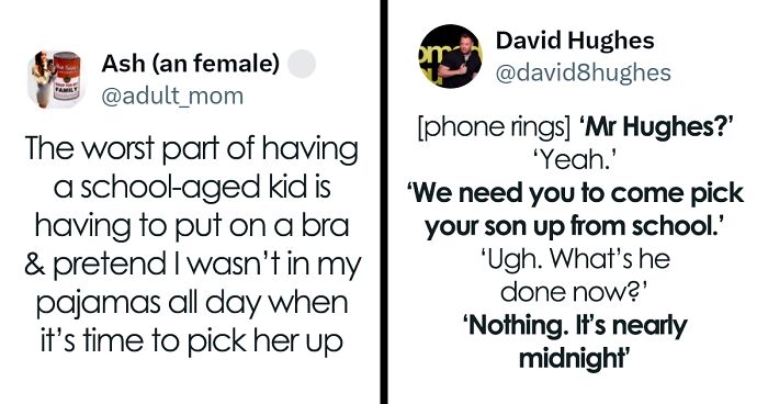 The Hilarious Reality Of School Pick-Up Captured In 45 Tweets By These Parents