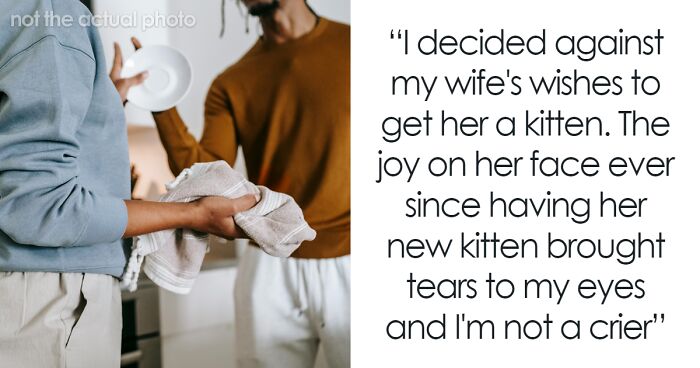 Dad Buys Daughter A Kitten Despite Wife Being Overwhelmed With Their Other Disabled Child