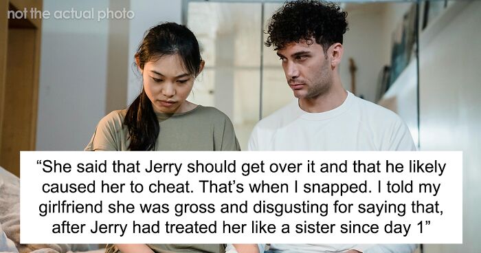 Man Berates And Shames His GF For Supporting Their Cheating Friend While Everyone Cut Her Off