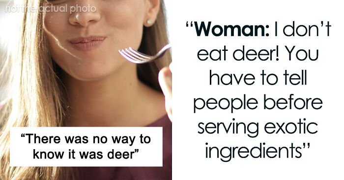 Man Serves Guests Deer Meat Without Warning Them, Doubts His Decision After One Of Them Freaks Out