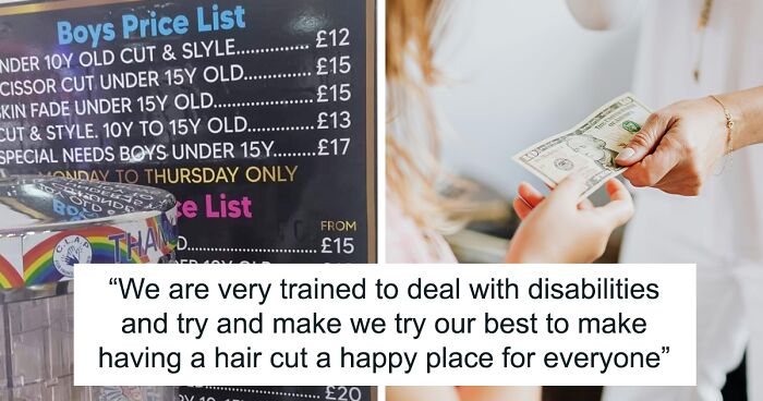 Salon Accused Of Discriminating Against Disabled Kids Because They Charge Extra For Their Haircuts