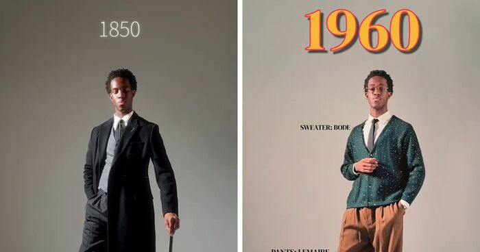 Guy Goes Viral By Sharing Fits He Created For Different Historical Epochs, Even The Future