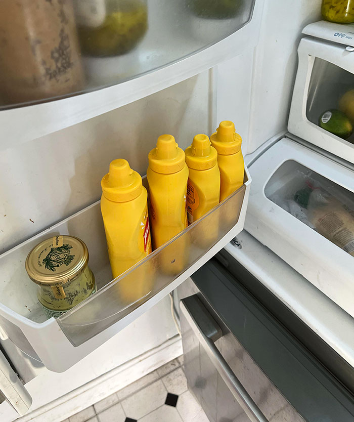 My Wife Uses The Mustard Once And Then Buys A New Bottle