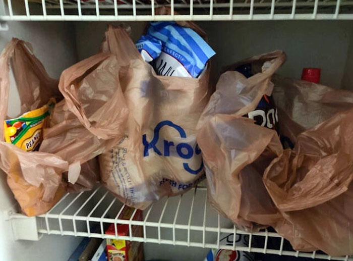 The Way My Girlfriend Puts Away The Groceries