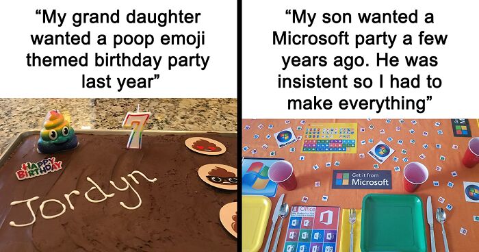 30 Parents Share The Hilariously Unexpected Themes Their Kids Chose For Birthday Parties