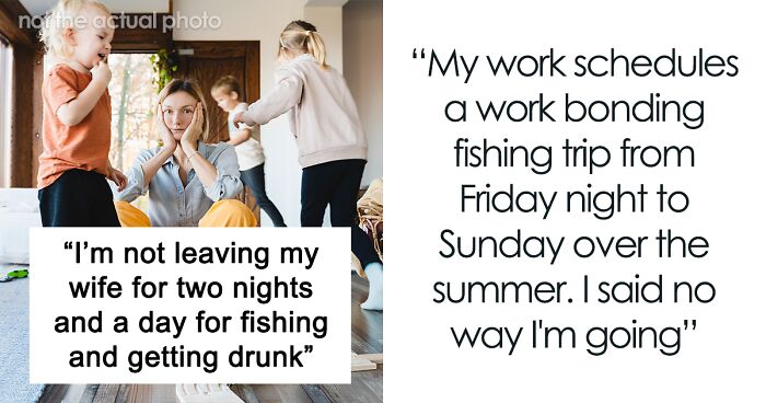 Male Coworkers Resent Man For Turning Their Fishing Trip Into A Family Weekend