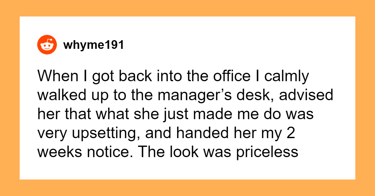 New Manager Enforces Ridiculous Dress Code, Is Shocked When Employee 