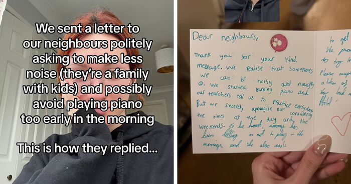 People Complain About Piano Noises From Neighbors, Regret The Complaint After Sincere Apology