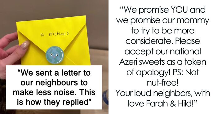 Neighbors Complain About Piano Noises, Neighbors Ask For Forgiveness In The Cutest Way Ever