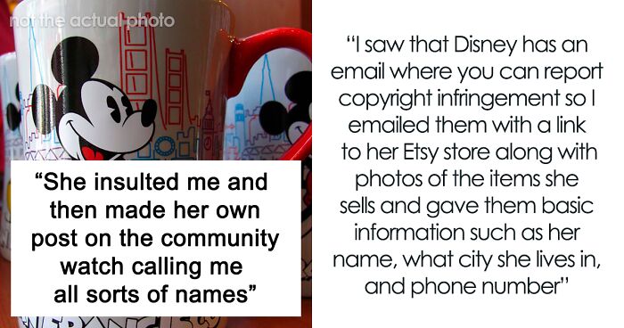 Person Reports Etsy Seller To Disney As Revenge, Some People Say They Went Too Far