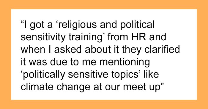 “Offended By Reality”: Employee Sent To HR Training After Saying Climate Change Is Real