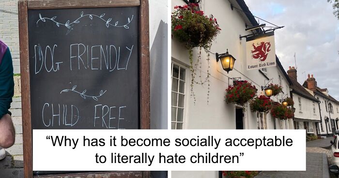 Pub Stands Behind Viral “Dog Friendly, Child Free” Sign Despite Backlash