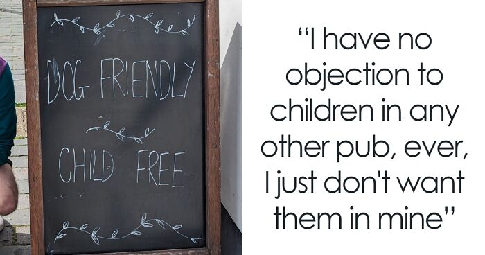 Pub’s “Dog Friendly, Child Free” Signs Sparks Heated Debate