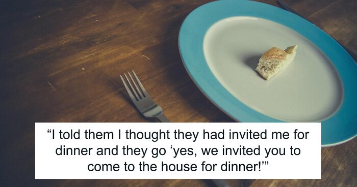 Woman Upset After Being Invited To Dinner Party Where She Was Served Salad While Others Had A Feast