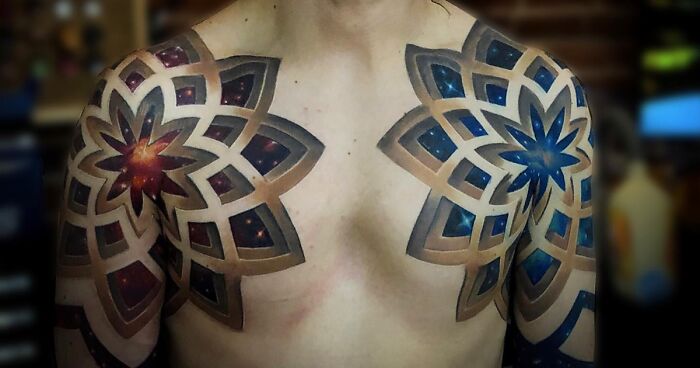 48 Astonishing Tattoos Depicting Imaginary Worlds Underneath The Skin (New Pics)