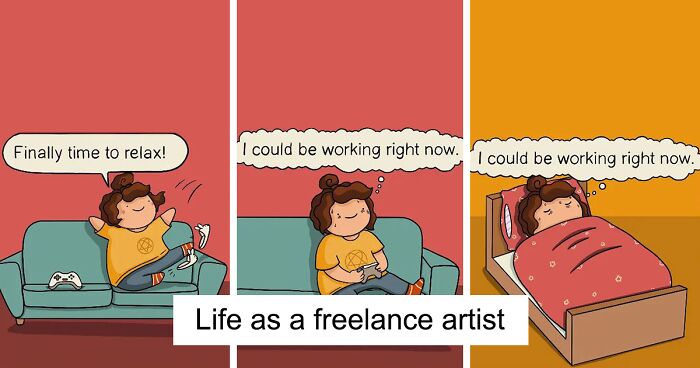 Artist Made 38 New Comics About Her Daily Struggles That Might Cheer You Up