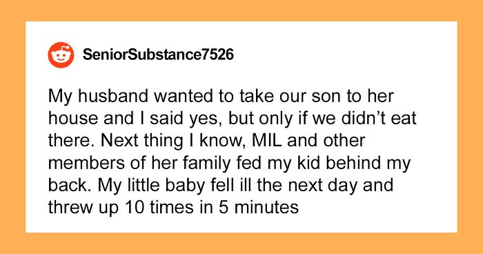 MIL Warned Not To Feed Her Grandson Or Parents Will Call The Police, Doesn’t Get The Message