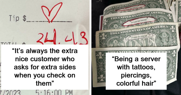 From Odd To Outrageous: 40 Instances Where Tips Went Beyond Normalcy