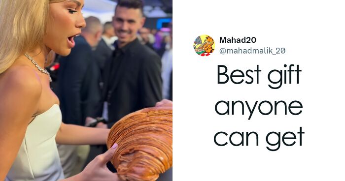 Zendaya Jokingly Poses With “Best Croissant In Paris” That’s Bigger Than Her Face