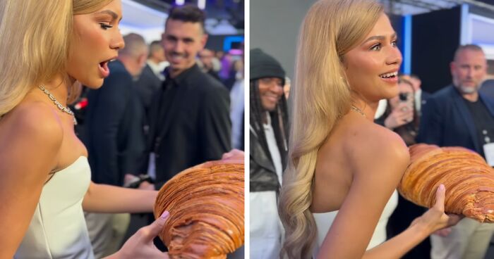 “Well Bread”: Zendaya Makes Giant Croissant Look Elegant While Posing At Paris Premiere