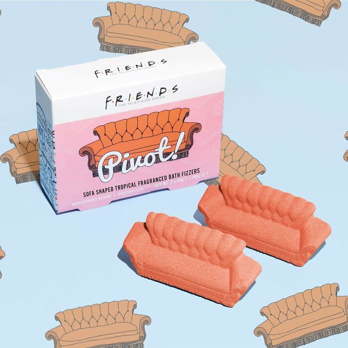 You Won't Be A Smelly Cat Once You Take A Bath With These Friends Sofa Bath Fizzers 