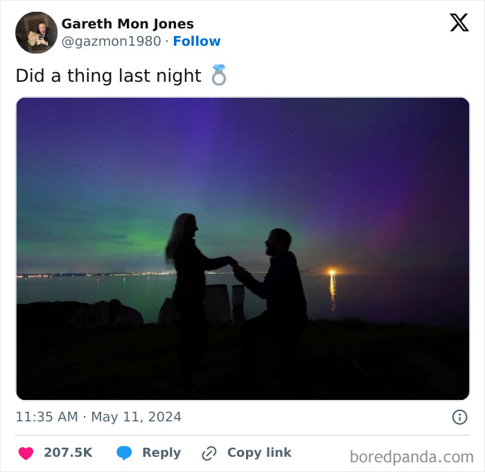 This Couple's Proposal During The Northern Lights