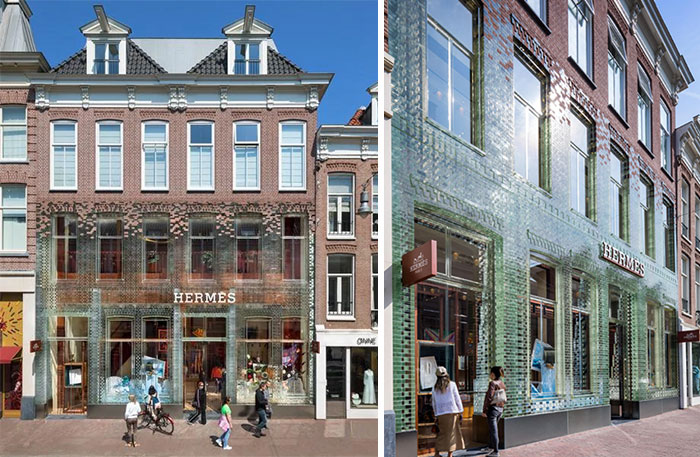 Glass-Bricks And Windows In Amsterdam