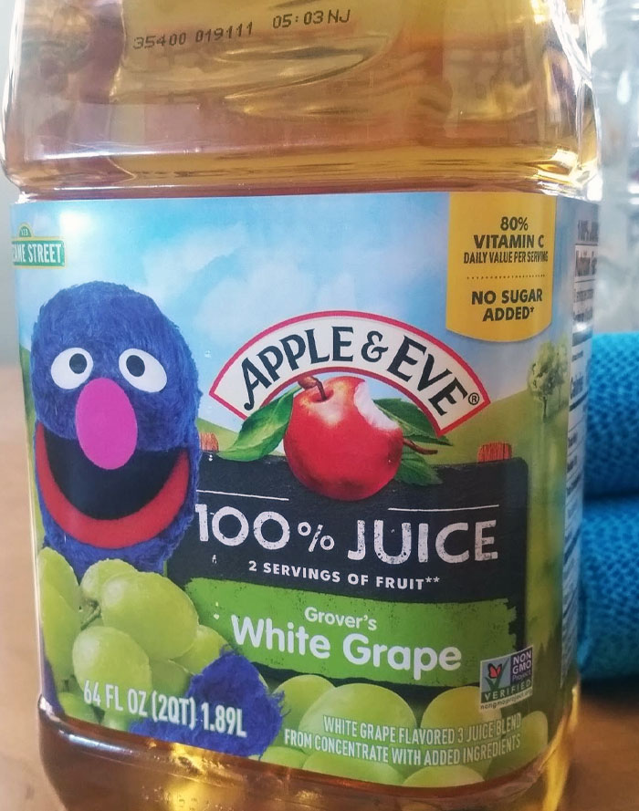 White Grape Is Usually Sold Out In My Local Supermarket, Except For This Bottle, Because People Think It's Apple Juice