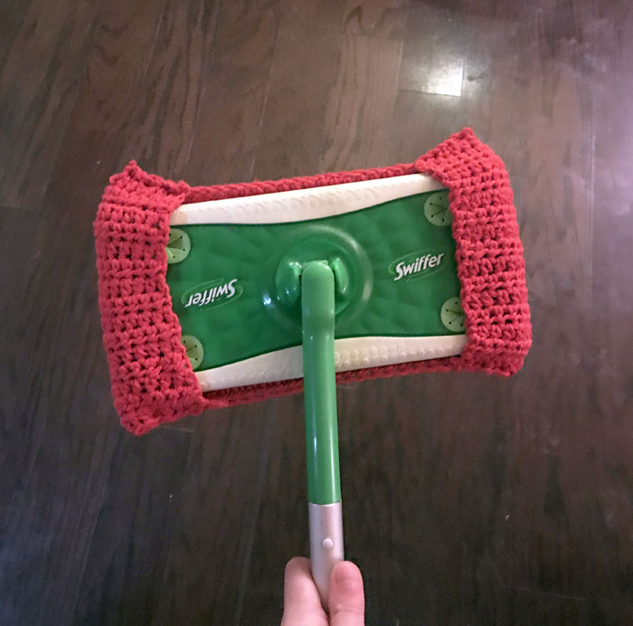 I Made Reusable Swiffer Pads! I Have Three Cats And A Dog, And I Get So Tired Of Buying Those Ridiculously Expensive Dusting Pads To Get Up All The Pet Hair