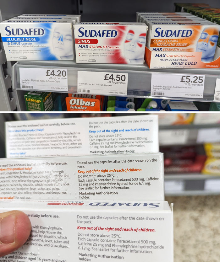 All Three Of These Packets Contain The Same Amount Of Tablets With The Same Ingredients, From The Same Manufacturer