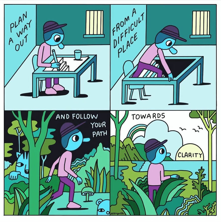 Navigating Mental Struggles: Jeremy Ville's Comics On Loneliness And Resilience