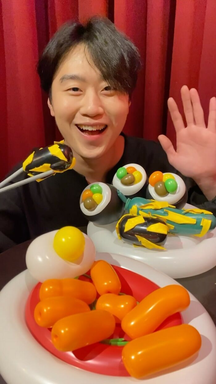 Meet Jiwon Lee: The Balloon Artist Crafting Mouth-Watering Culinary Creations (44 Pics)