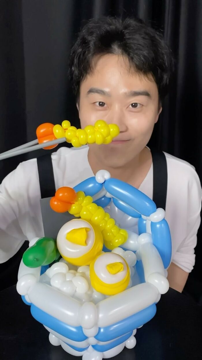 Meet Jiwon Lee: The Balloon Artist Crafting Mouth-Watering Culinary Creations (44 Pics)