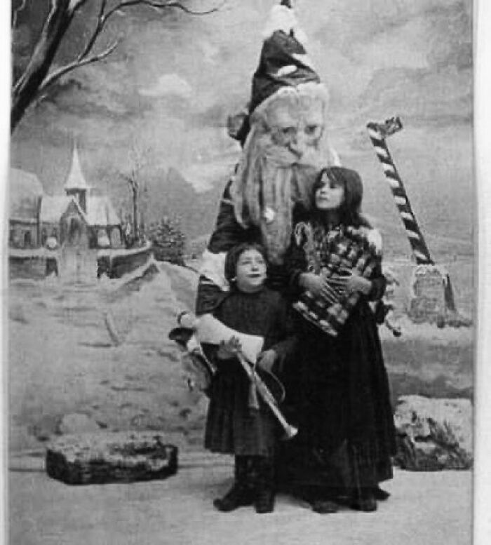 Yet More Creepy Victorian Santa Claus Circa 1900s