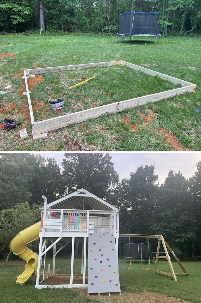 I Built A Playground For My Kid. Bonus Back Pain For Me