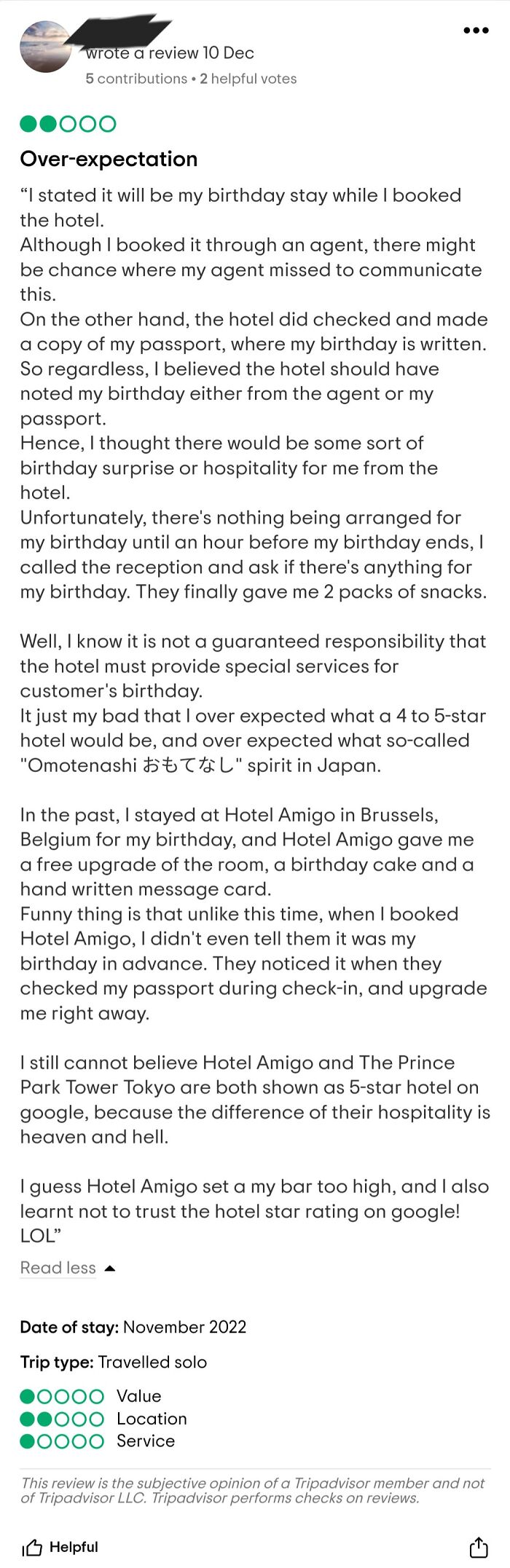 Entitled B***h Wants A Free Birthday Upgrade