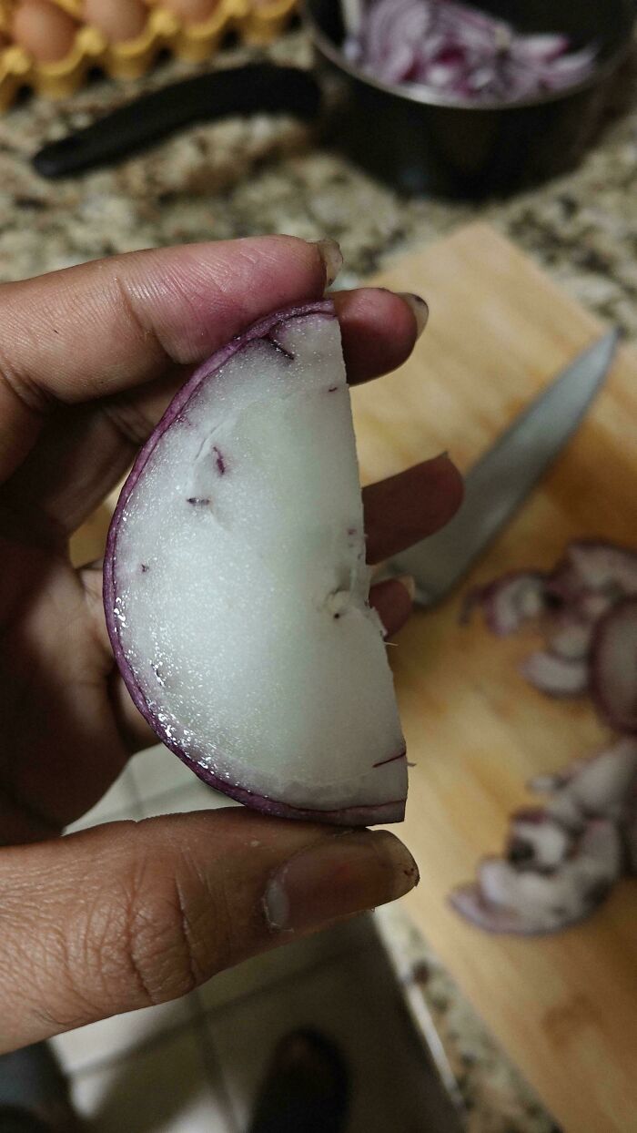 Esta cebolla sin capas
