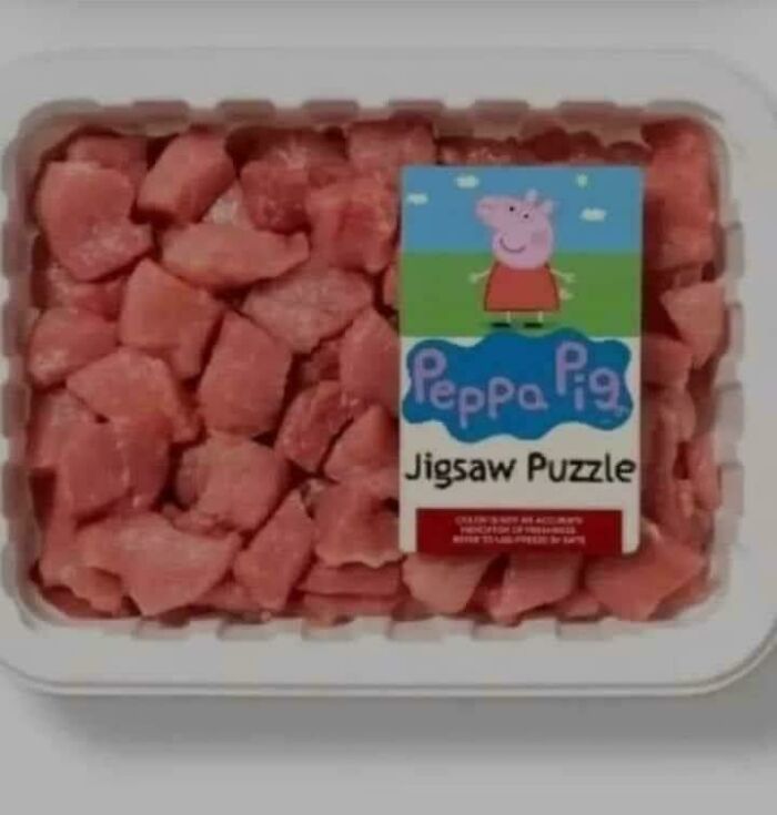 Intento de educar con un "puzzle de Pepa Pig