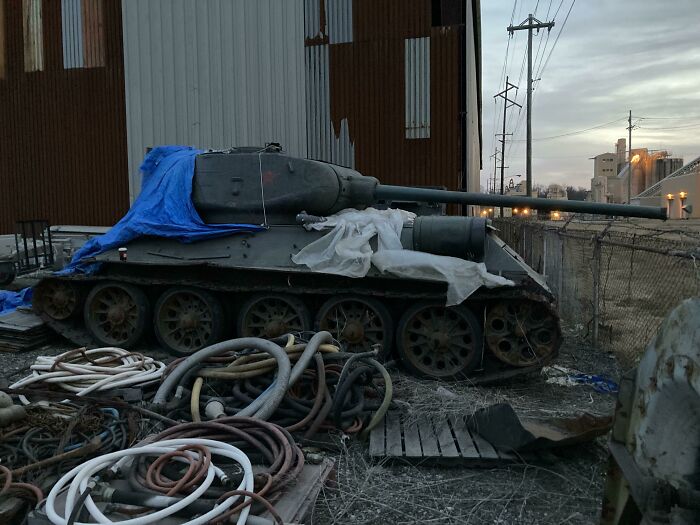 No Idea How An Old T-34 Ended Up In Kansas