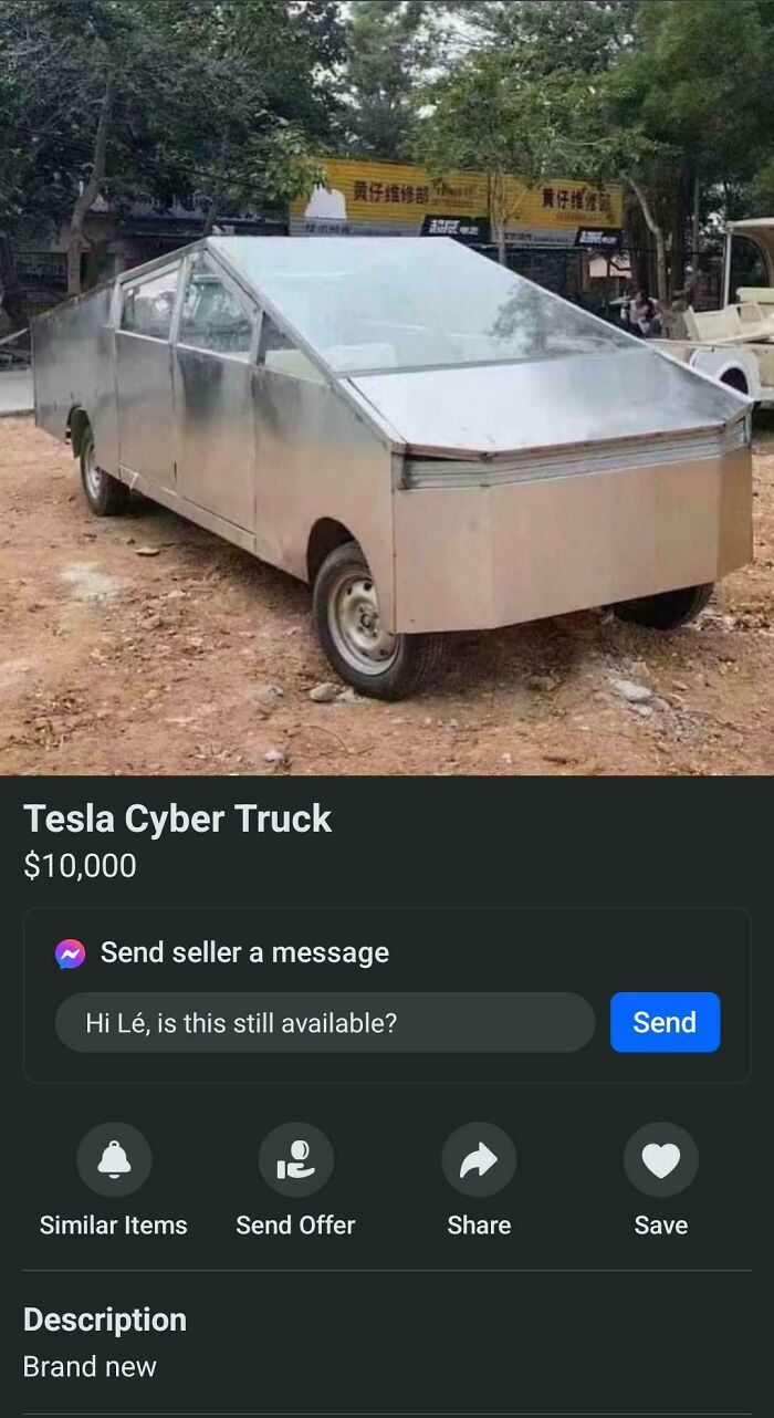 Intendo de vender un Tesla Cyber Truck