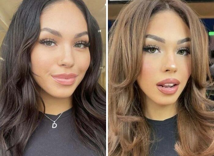 Hair Stylist Enhances After Photos Then Claims It’s “Just Makeup” When Called Out